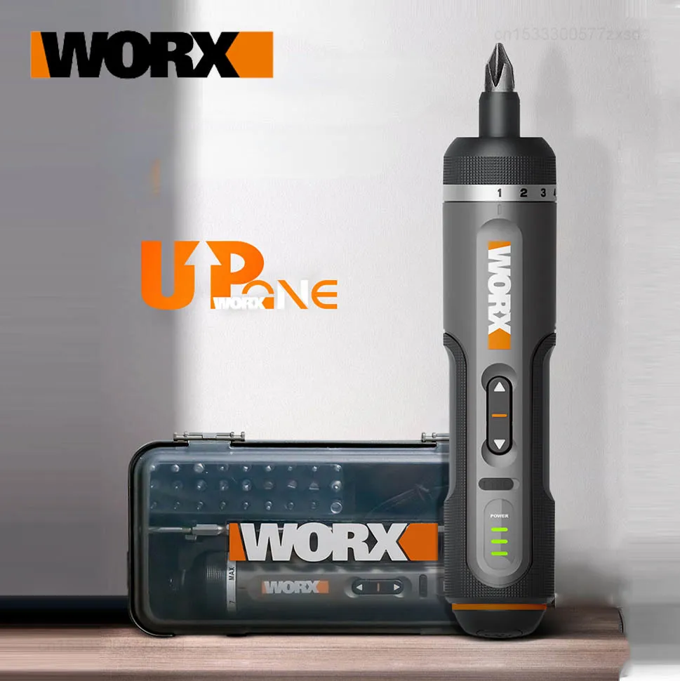 Worx 4V Electrical Screwdriver Set WX242 Smart Cordless Electric Screwdrivers USB Rechargeable Magnetic 30 Bit Sets Power Tools