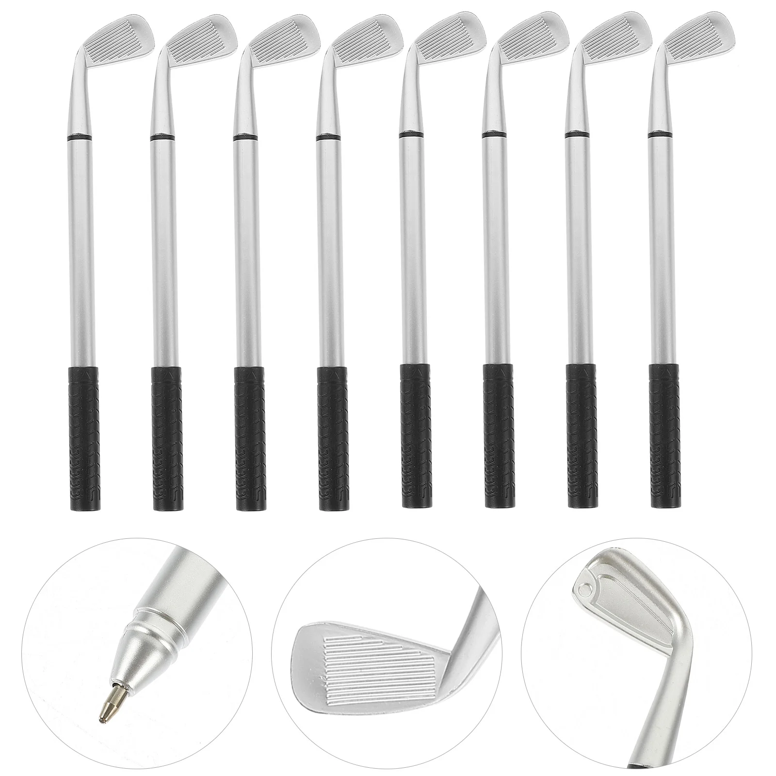 

12 Pcs Putter Golf Metal Ballpoint Pen Office Toy's Kids Creative Holiday Gift Pp Alloy