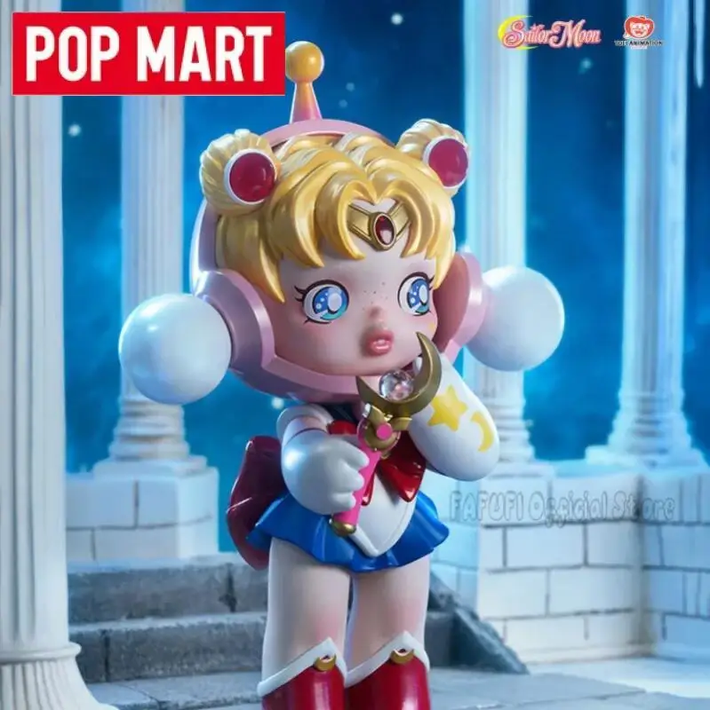 Фото POPMART SKULLPANDA Серия Сейлор Мун Аниме Фигурка Слепая коробка Угадай Сумка Орнамент Фигурки Настольные куклы Модель №4