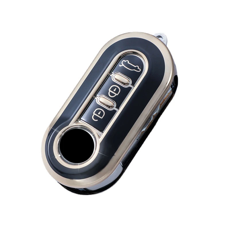 

TPU Car Folding Key Case Cover Shell Fob For FIAT 500 Ducato panda Punto 500L lancia musa For Citroen jumper For Peugeot Boxer