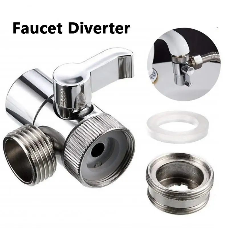 

Switch Faucet Adapter Kitchen Sink Splitter Diverter Valve Water Tap Connector for Toilet Bidet Shower Kichen Bathroom Accessory