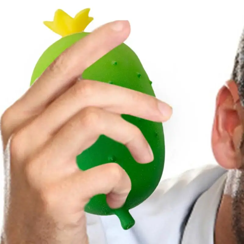 Мягкие сжимаемые игрушки для овощей мягкие в форме огурца Противоударная