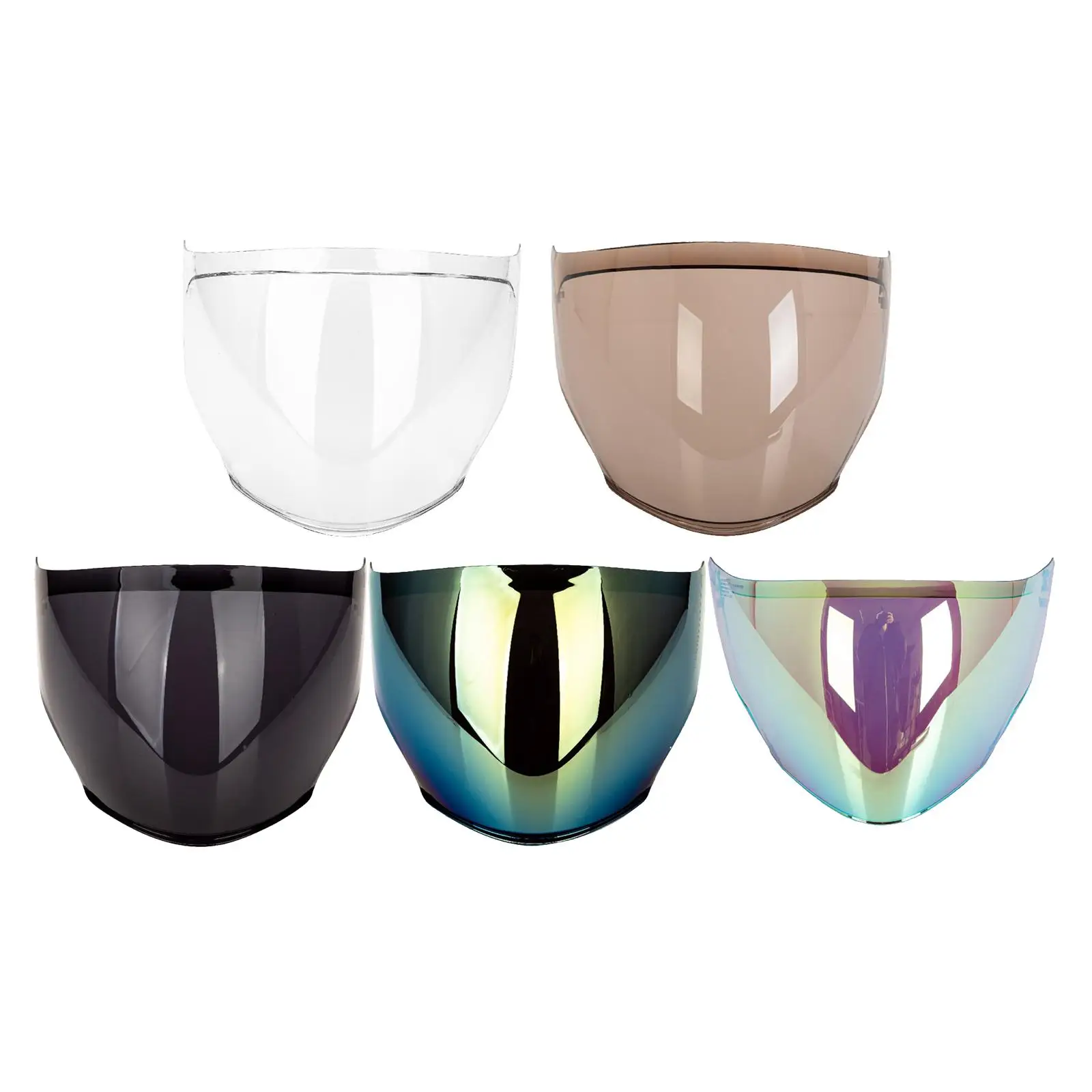 

PC Motorcycle Helmets Flip Up Visor Lens Accessories Parts for KYT NFJ