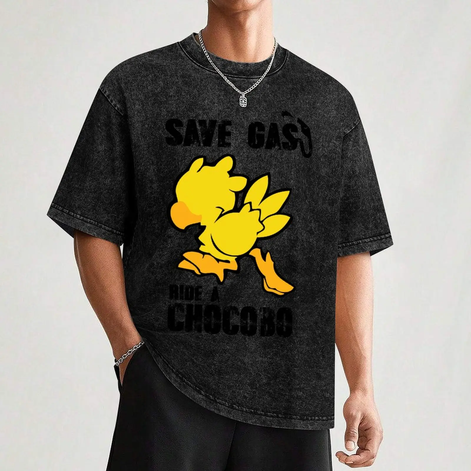 Chocobo! Мужские футболки больших размеров