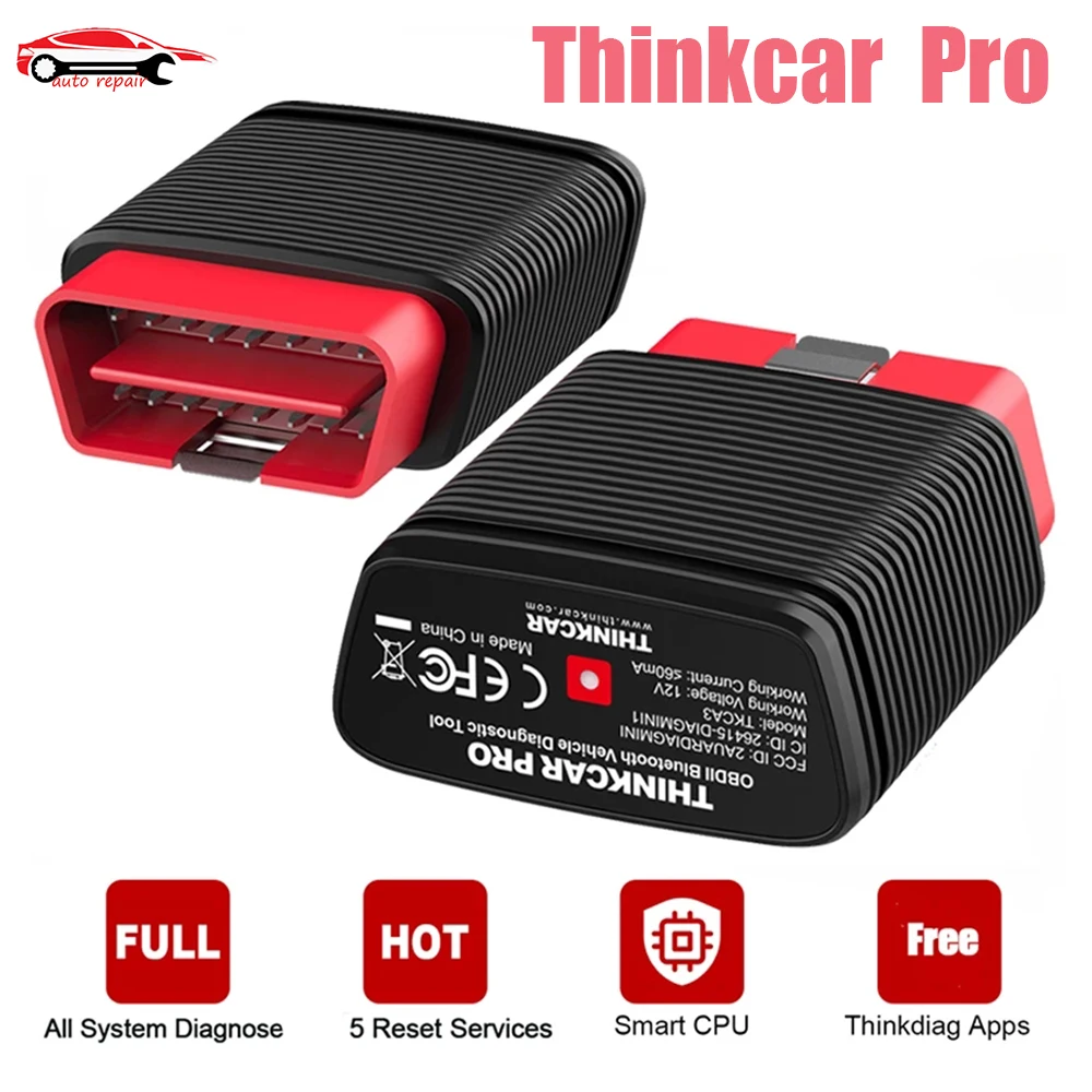 

Bluetooth-сканер THINKCAR Pro OBD2 для iOS и Android