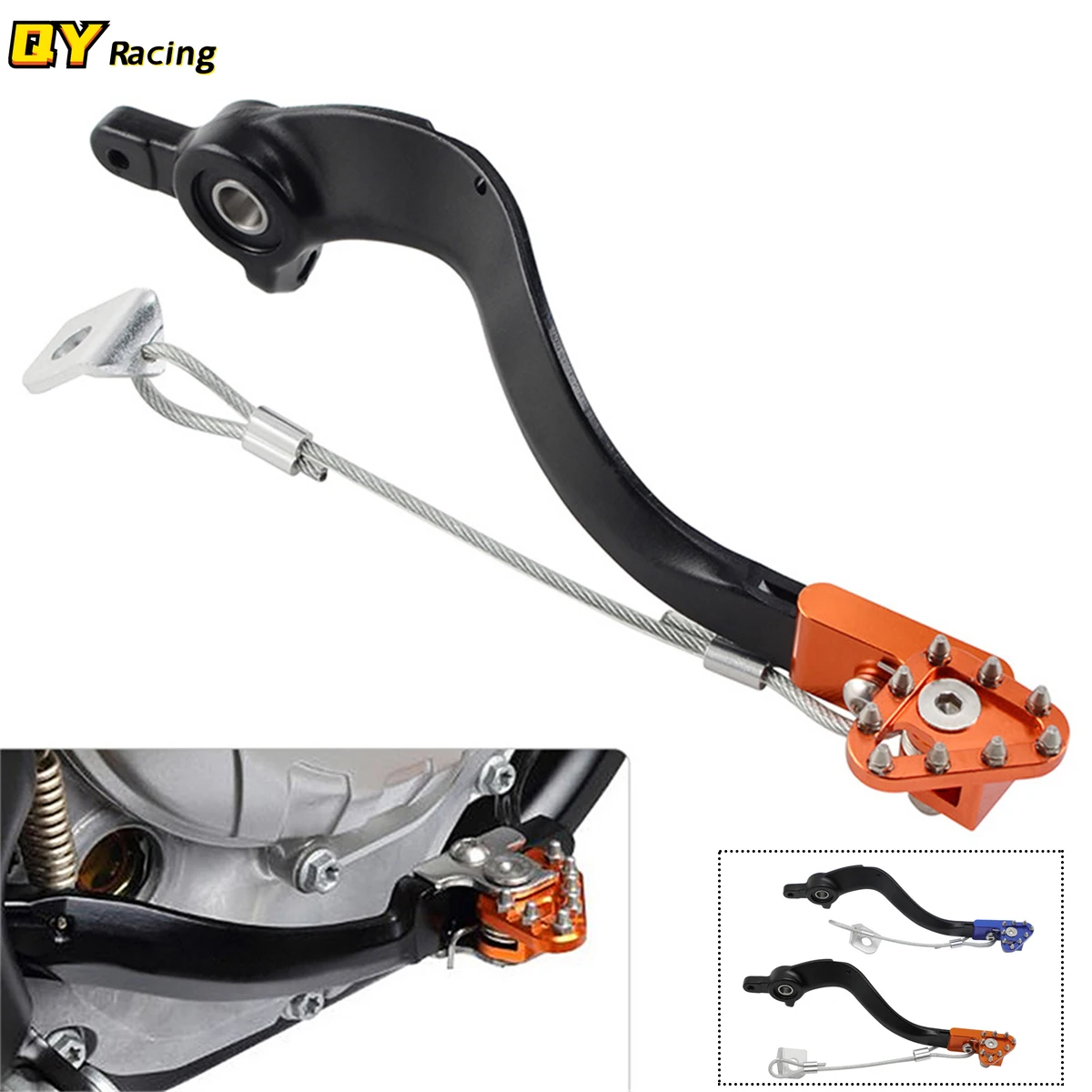 

Motocross CNC Rear Brake Pedal Arm Lever Brake Saver For Husqvarna TC TE FC FE KTM EXC EXC-F SX SXF XC XCF XCW XCF-W 125-530