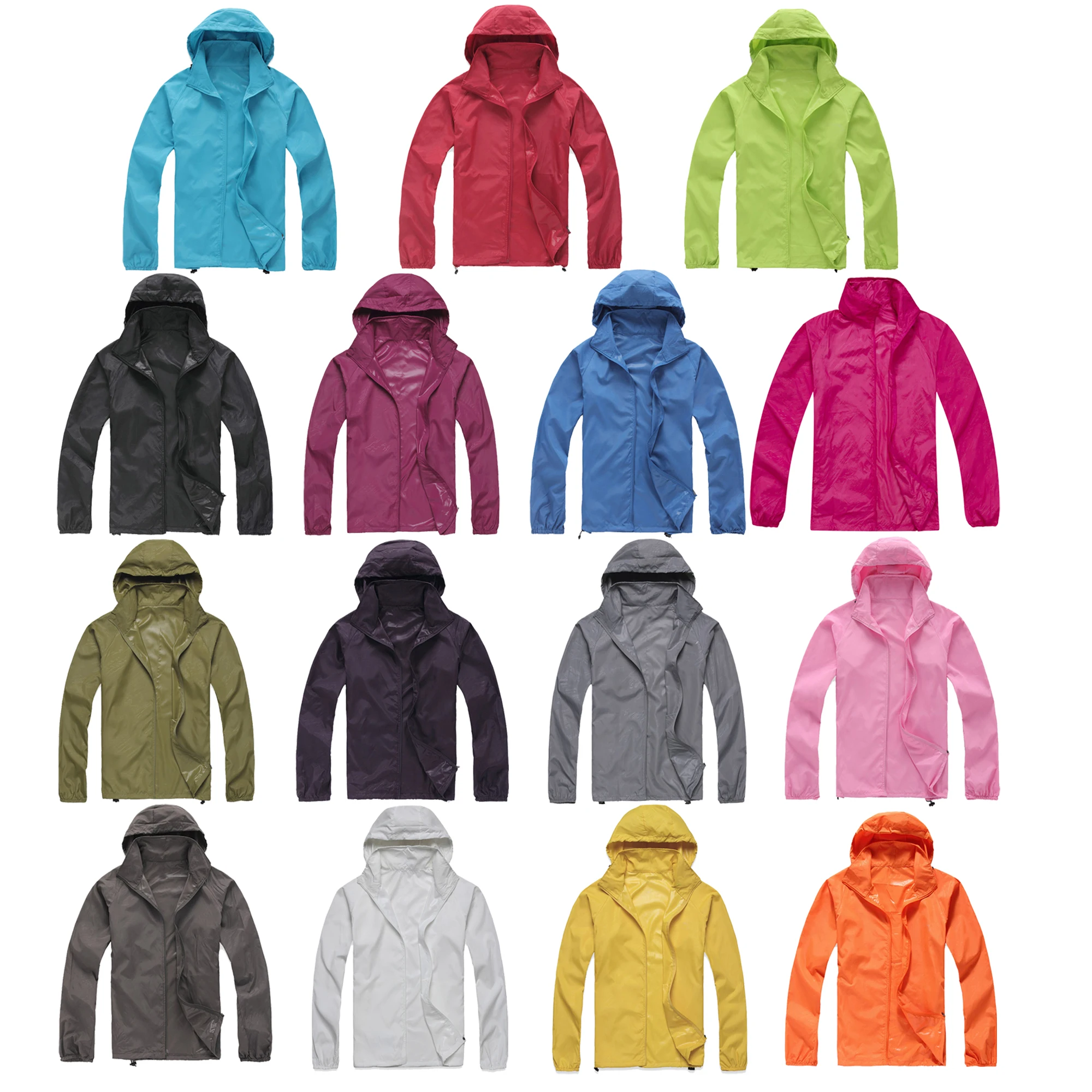 

Уличная водонепроницаемая ветрозащитная куртка унисекс для езды на велосипеде и бега-черная, S