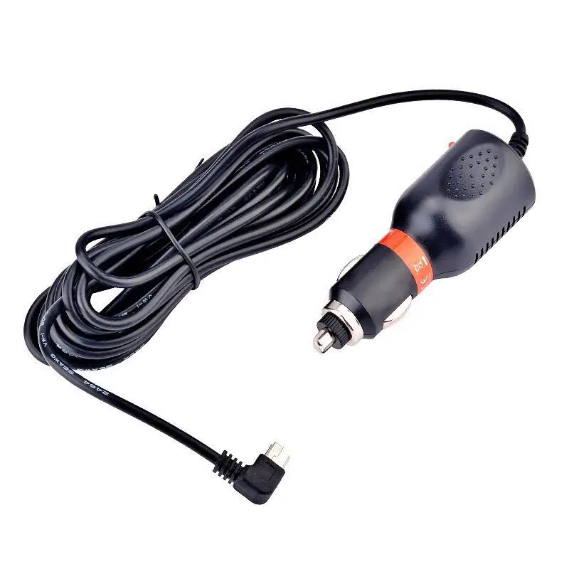 Изогнутое автомобильное зарядное устройство Mini USB 1 2 м 5 в А для