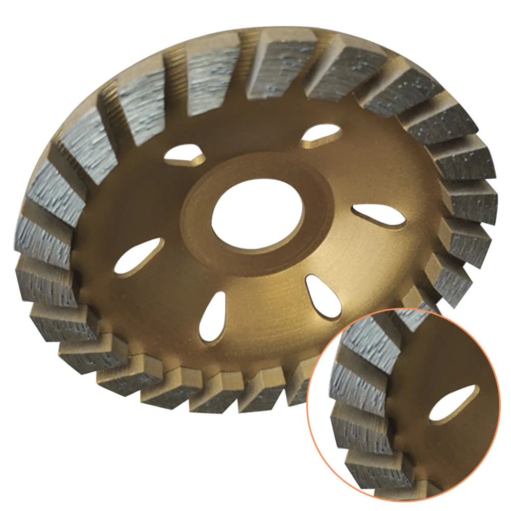 

100mm Thickened Disc Shape Durable Grinding Wheel Diamond Marble Stone Concrete Construction Labor Saving Polishing Tool Power