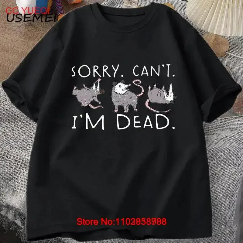 Большая ! Извините я мертв забавные подарочные футболки унисекс Атака тревоги