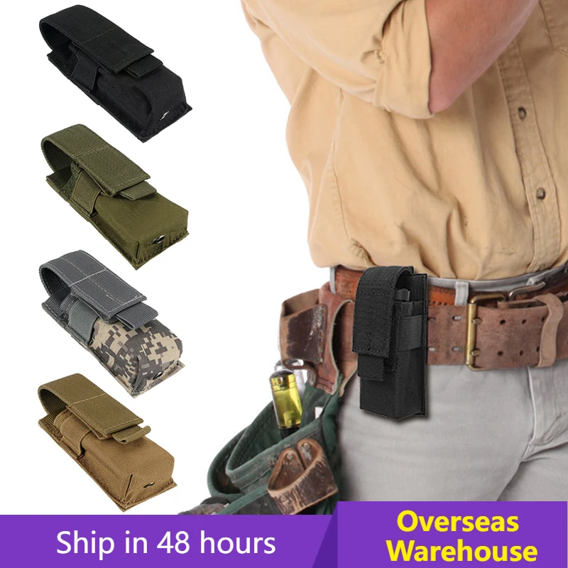 Tactical Magazine Pouch Hunting Accessories Single Magazine Pouch Torch Holder Case Knife Flashlight Holster Case
