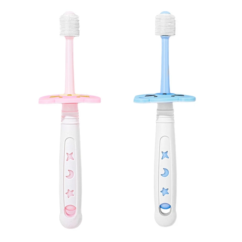 

Baby Toothbrush 360 Degree Nano Teethbrush Soft Bristles 1-6 Years Old Children Toothbrush Dental Oral Care Cleaning Tool