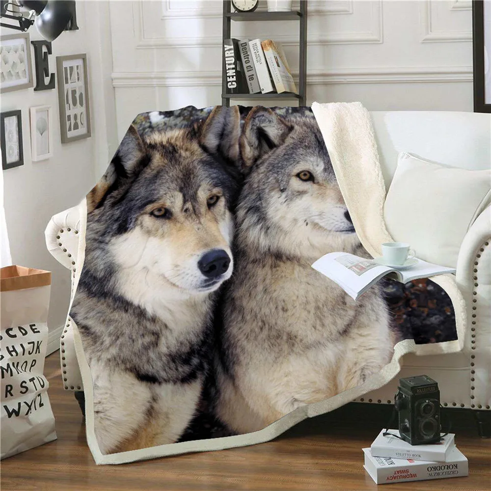 

3D Cartoon Sherpa Blanket Thick Velvet Warm Super Soft Flannel Man Nap Office Sofa Couch Bedding Blanket 009