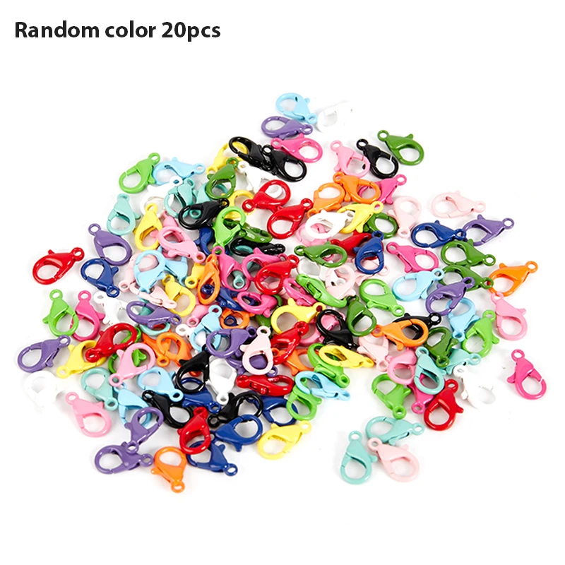 

Застежка-карабин из смешанного сплава, концевые соединители для цепочек «сделай сам», 20 шт./лот, 7*14 мм