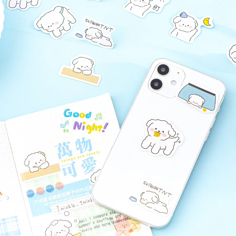 Furun 46 шт. милые озорные хлопковые декоративные наклейки Mimi для скрапбукинга