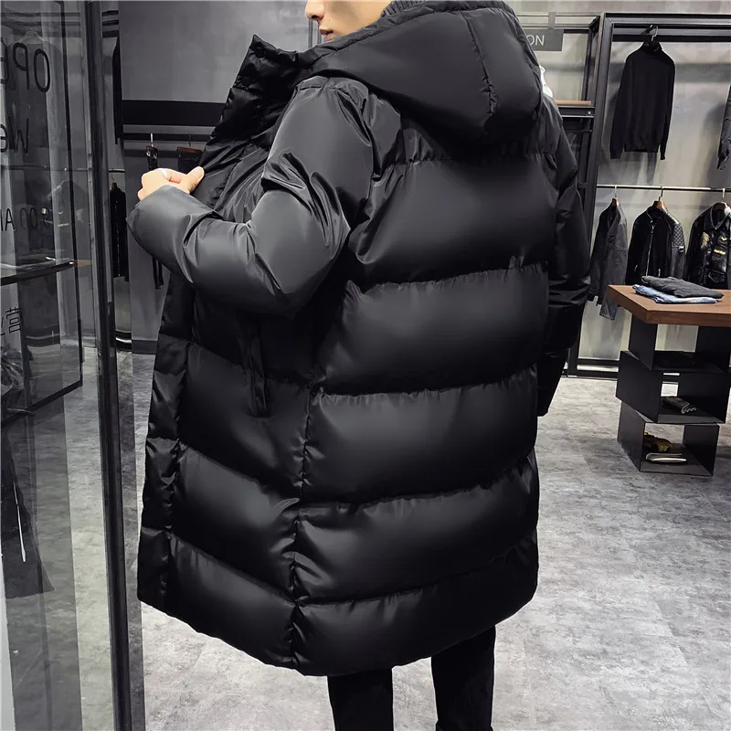 Winter Casual Long Down Jacket 2022 New Men's High Quality Casual Fashion Parka Plus Size 5XL Men's Thick Windbreaker Jacket