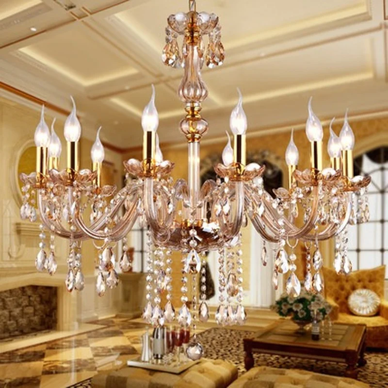 Crystal Ceiling Chandelier Home For Living Dining Room Lamp Indoor Decoration Bedroom Lights LED | Освещение