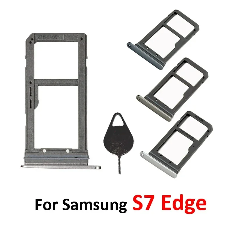 Для Samsung Galaxy S7 Edge G935 G935F: новый корпус телефона, адаптер для SIM-карты и держатель для Micro SD с инструментом для извлечения SIM-карты (art.: 3920daede7435) - 3920daede7435