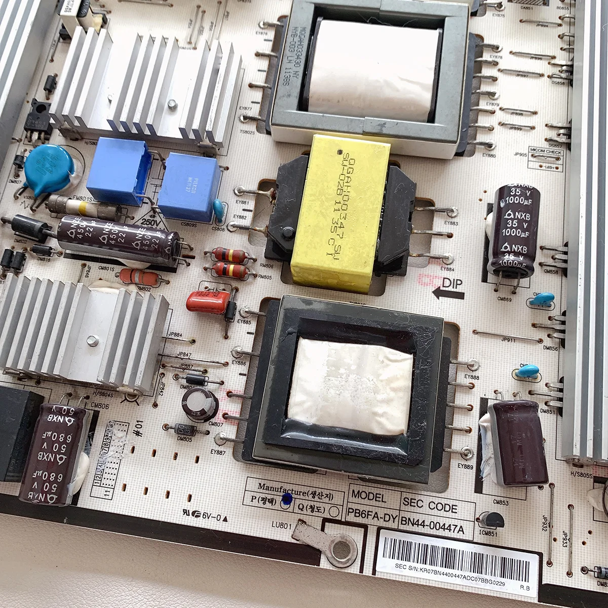 Плата источника питания для UA32ES5500R BN44-00501A BN44-00501C