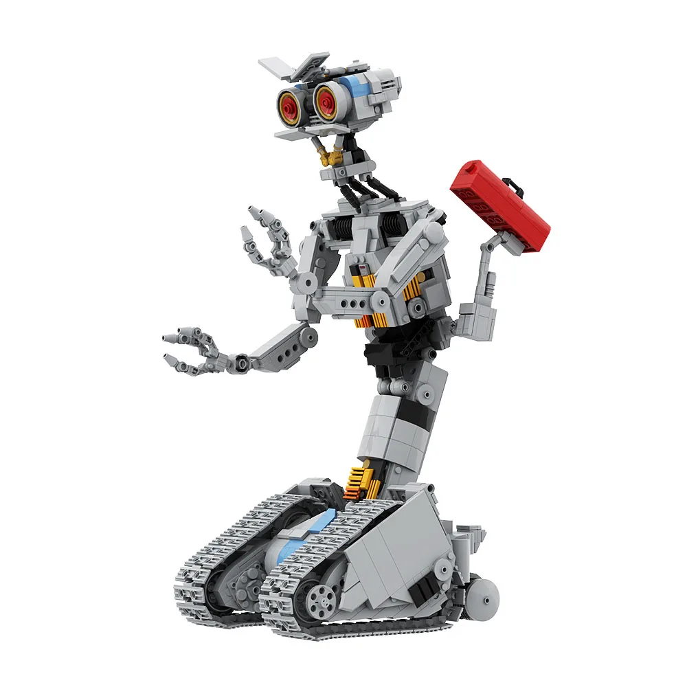 MOC Shorted Circuit Johnnyed 5 модель робота набор строительных блоков военный робот
