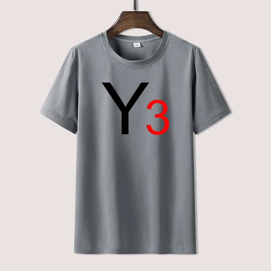 

Y3 Yohji Yamamoto Classic Print T Shirt For Men Limitied Edition Unisex Brand T-shirt Cotton Amazing Short Sleeve Tops