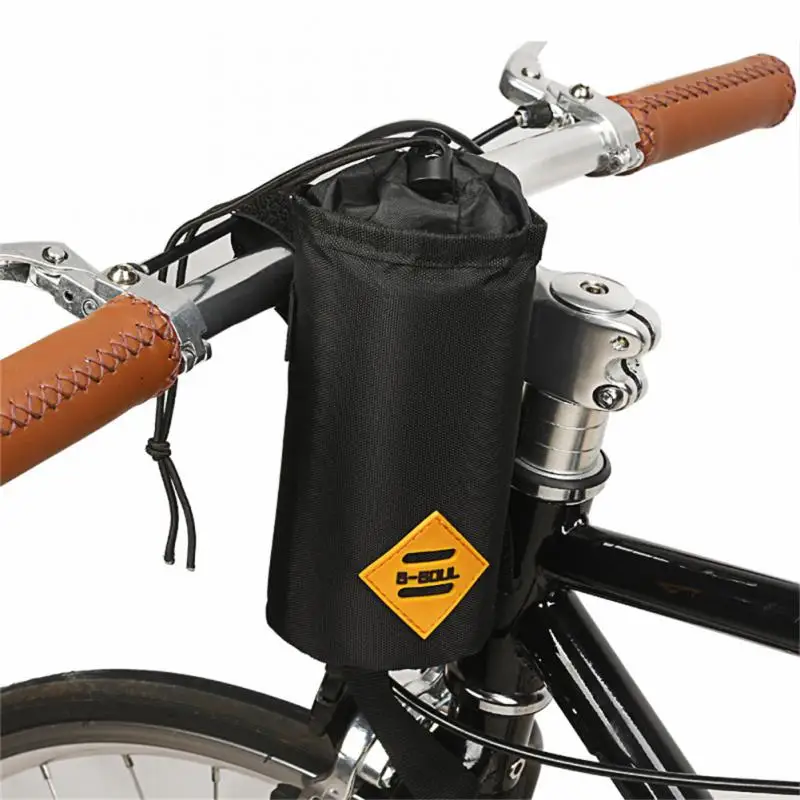 

B-SOUL Bicycle thermal insulation front head kettle bag bike bag polyester water bottle bag handlebar bag riding equipment 2023