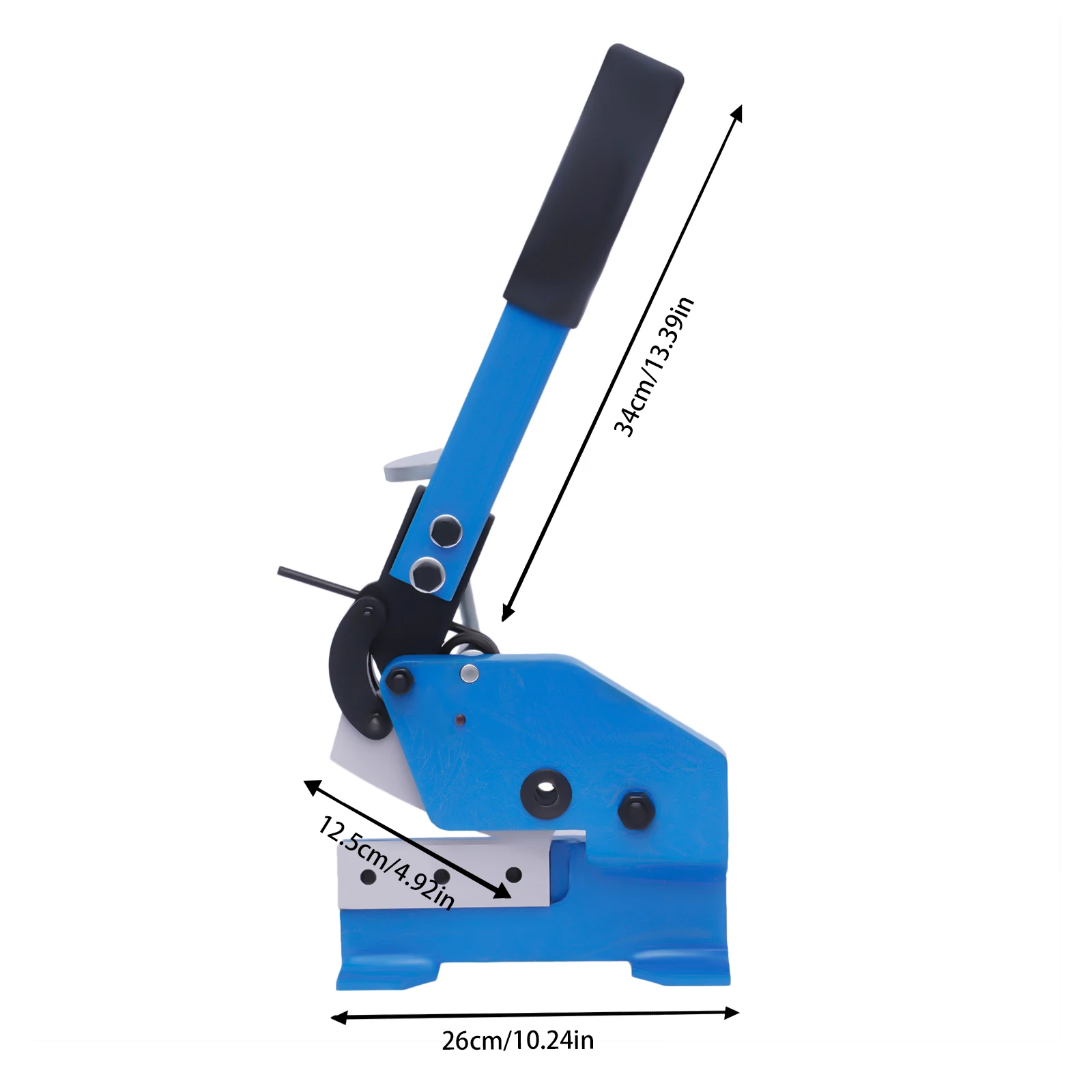 Сверхмощные ножницы для резки металла 125 мм гильотинные ручной рычаг резак по