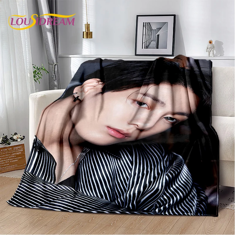 Фланелевое одеяло Kpop Jeon Jung Kook JK Star