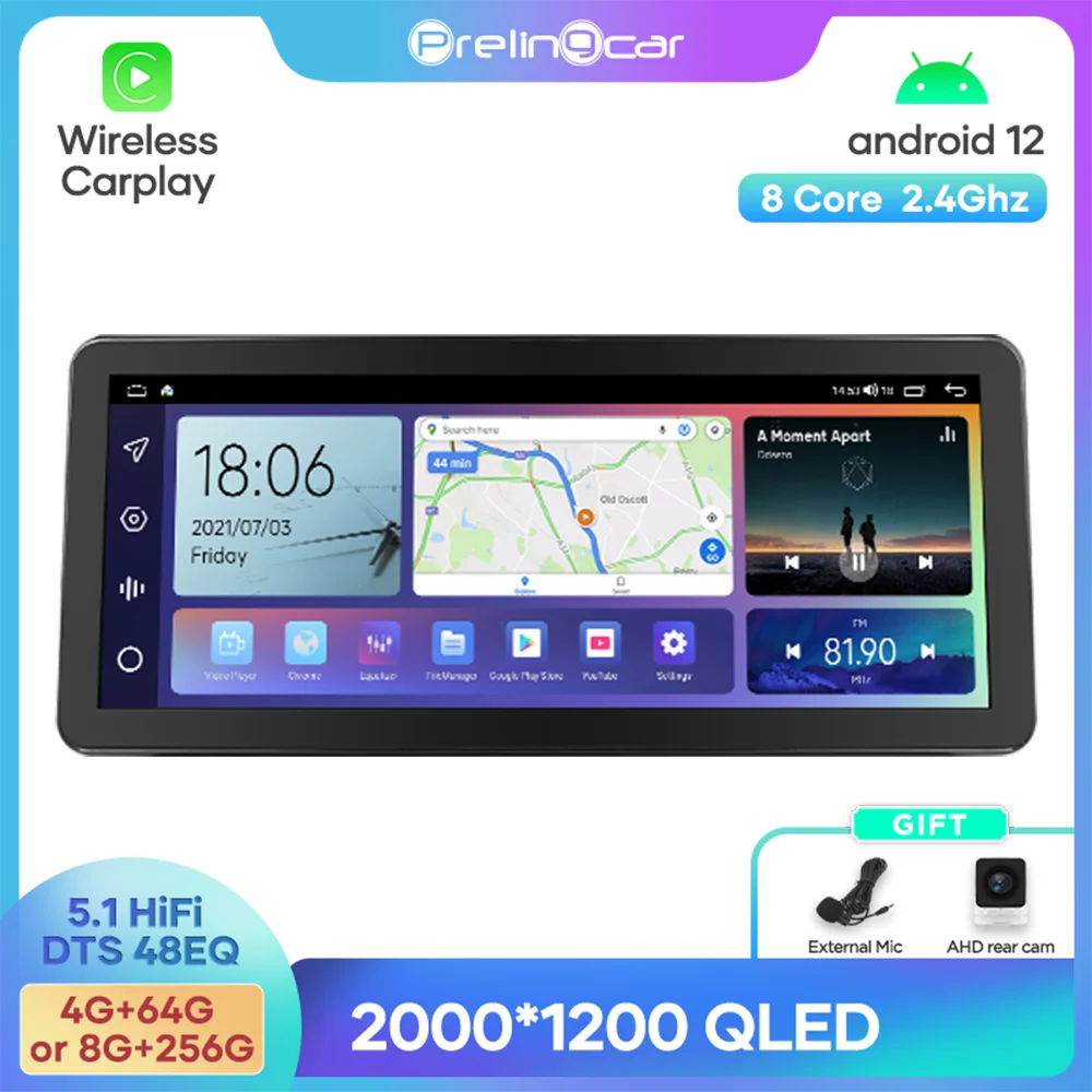 

Android 12 System Player 12.3“ For BEIJING BJ40 2020-2022 Years Car Monitor 128G Carplay RDS GPS Built Radio DVD