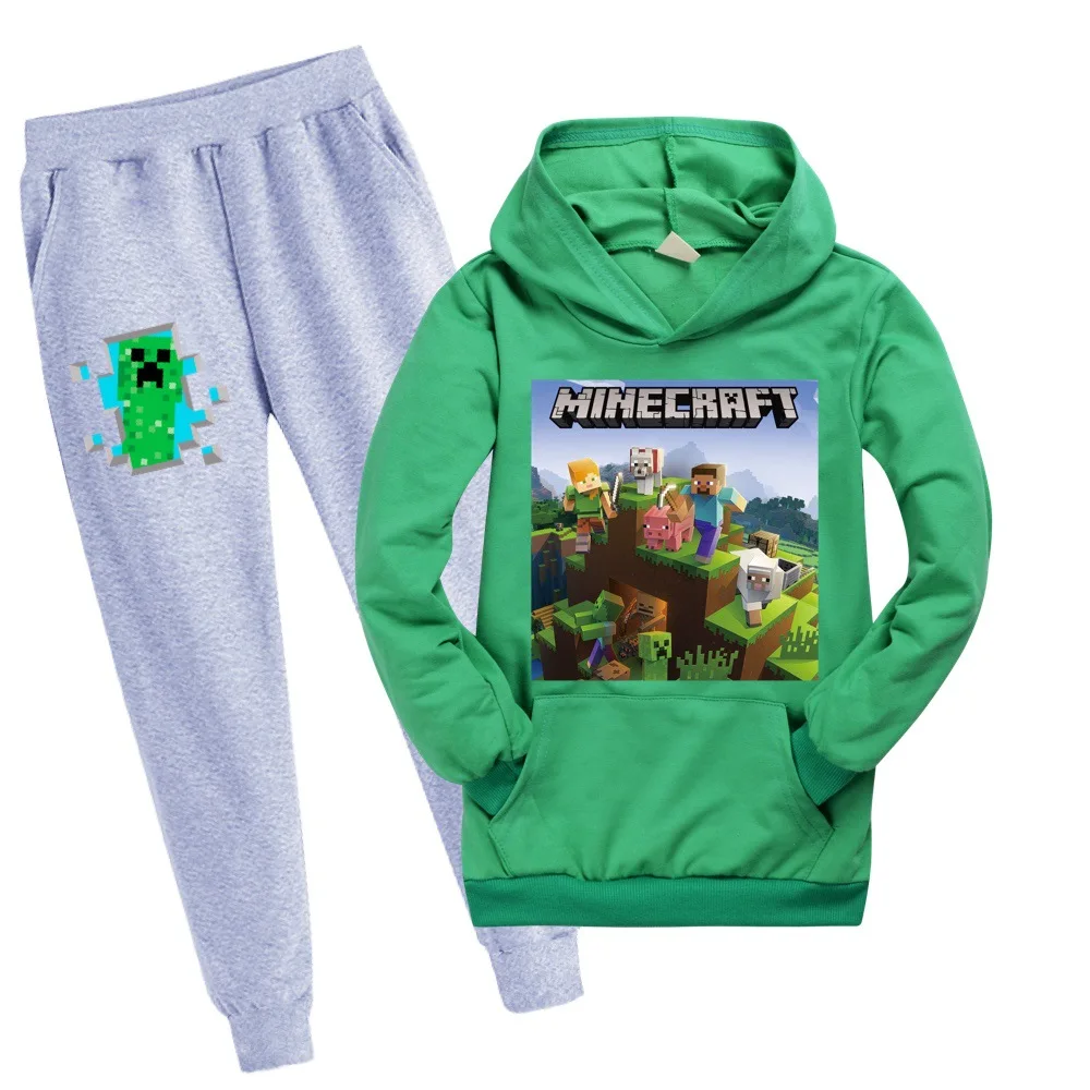 Комплект детской спортивной одежды MINECRAFT комплекты Мультяшные наряды для