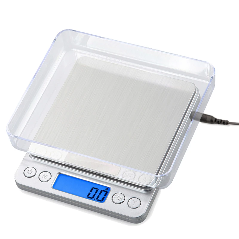 

Digital Kitchen Scale 3kg/0.1g Food Multi-Function Stainless Steel Balance LCD Display Measuring Grams Ounces Cooking Baking
