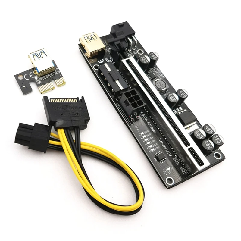 

10PCS Riser USB 3.0 PCI-E Riser VER010S Express Cable Riser for Video Card X16 Extender PCIE Riser Card for Mining