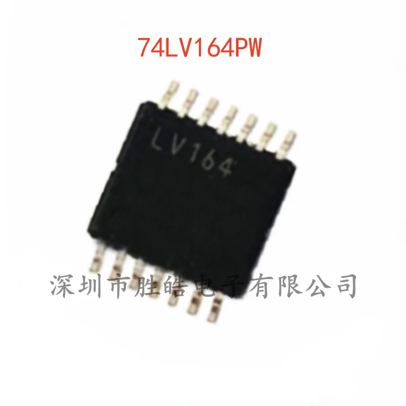 

(10PCS) NEW 74LV164PW , 118 8-Bit Serial Input Parallel Output Shift Register TSSOP-14 74LV164PW Integrated Circuit
