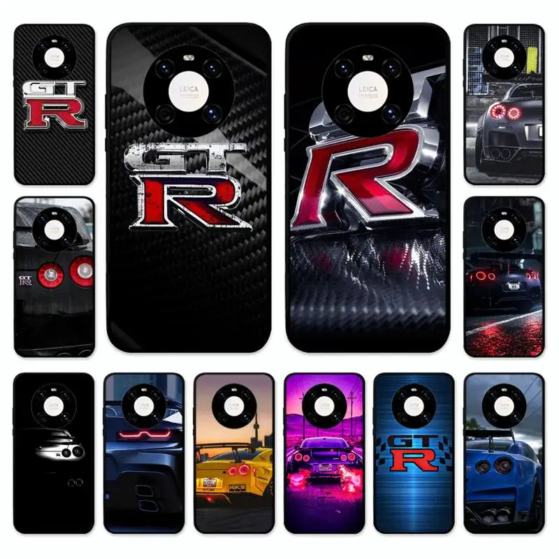 

GTR sport Car Luxury Phone Case for Huawei Mate 20 10 9 40 30 lite pro X Nova 2 3i 7se funda