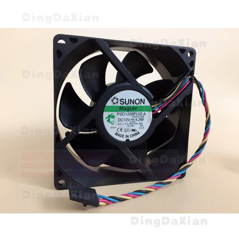Фото Вентилятор охлаждения для Dell Optiplex 790 990 7010 9010 MT 0WC236 PSD1209PLV2-A №1