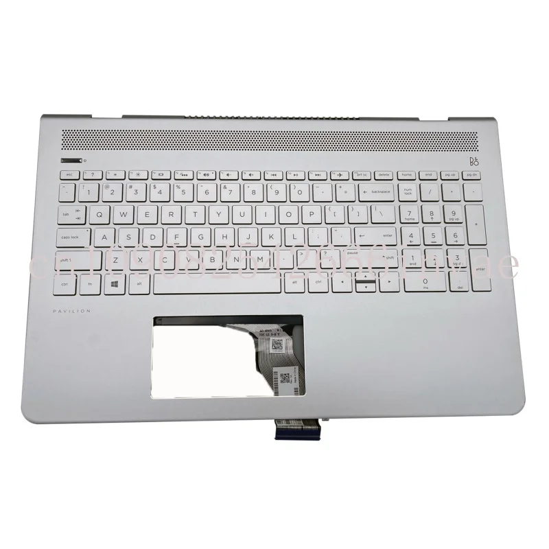 Новинка для HP Pavilion 15CC 15CD 15T-CC клавиатура с подсветкой и упором рук 926859 -001 Серебро