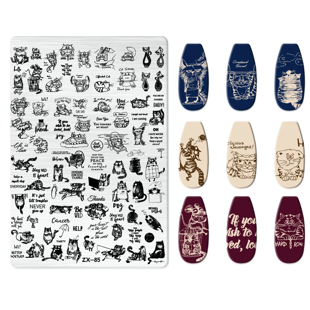 Штамповка ногтей в горах полное покрытие пластины для штамповки 14 5*9 5 см