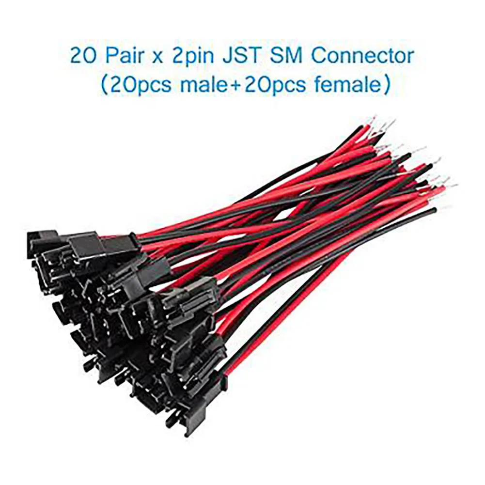 JST SM Connector Vandesail 2Pin Jack Plug Male Female Wire Adapter 2pin High Quality | Обустройство дома