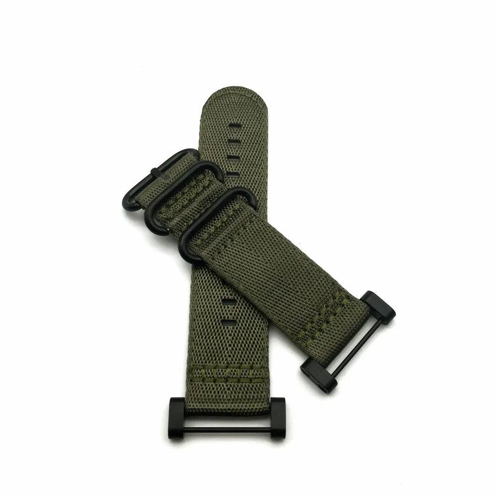 Green Black Ring For Suunto Core Series Traverse Watch Band Strap Nylon Zulu Watchband 24MM And Adapters And 2Pcs Screwdriver