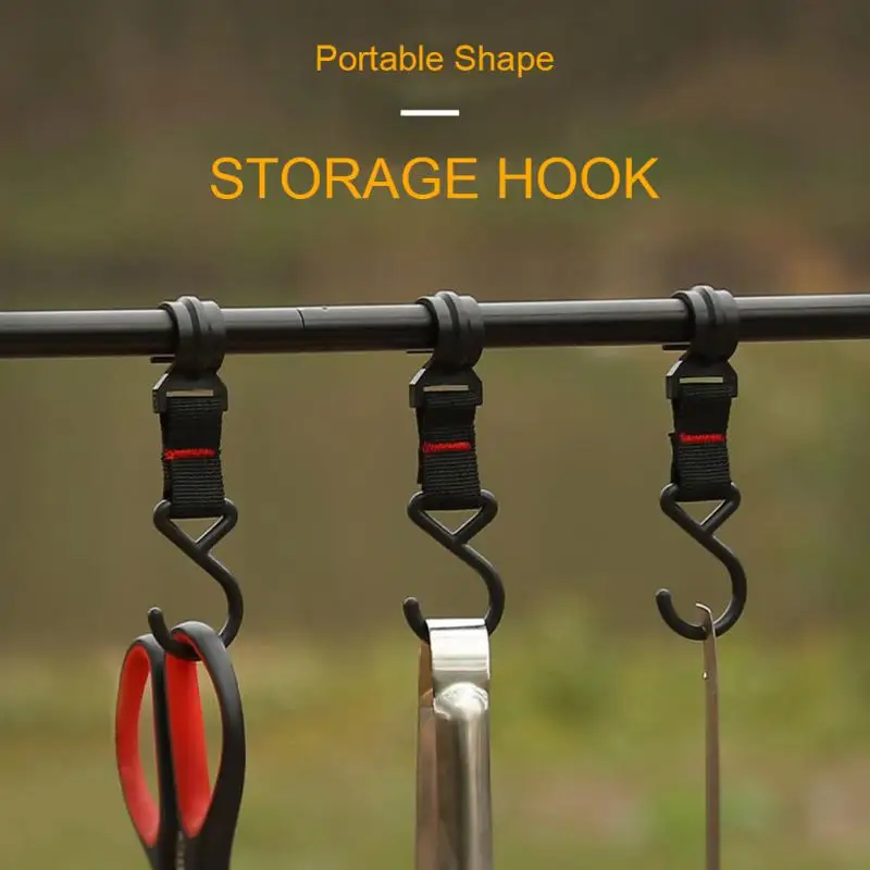 

Kitchen Storage Hooks Hanging S-shaped Plastic Storage Rack 3pcs Detachable Clasp Holder Hooks For Hanging Clothes Handbag