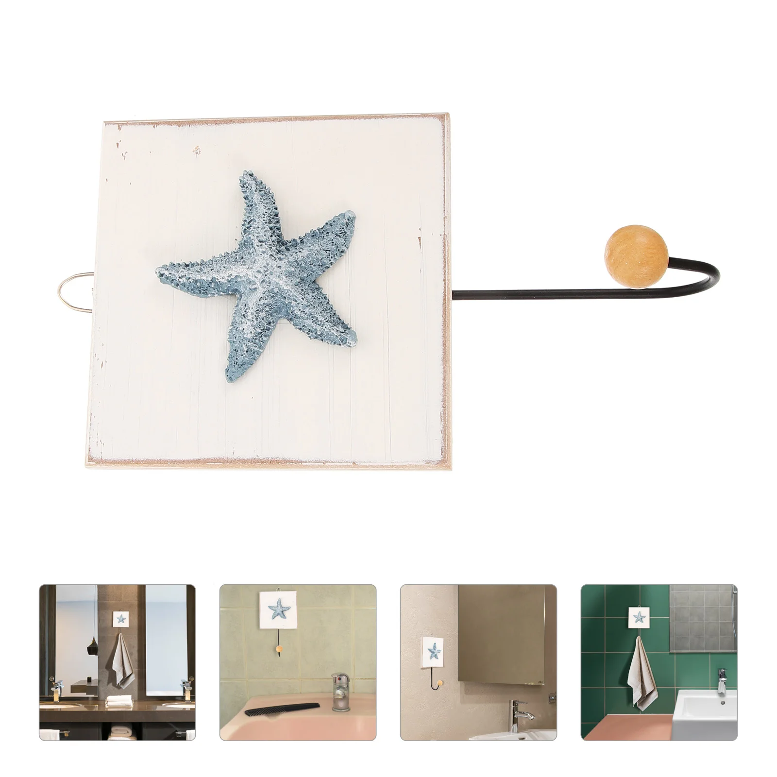 

Decorative Wall Hook Mediterranean Wall Hook Sea Star Wall Hook Towel Wall Hook