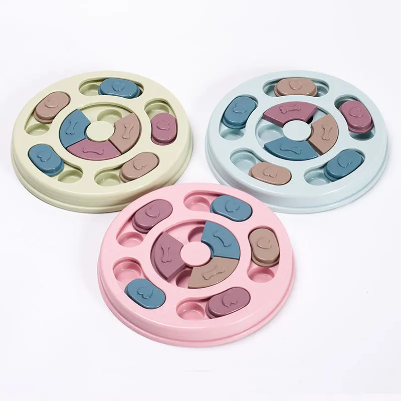 

PETAWAIT Puzzle Toy Slow Feeder Interactive Educational Training Toy Food Safety Plastic Smooth Surface P2