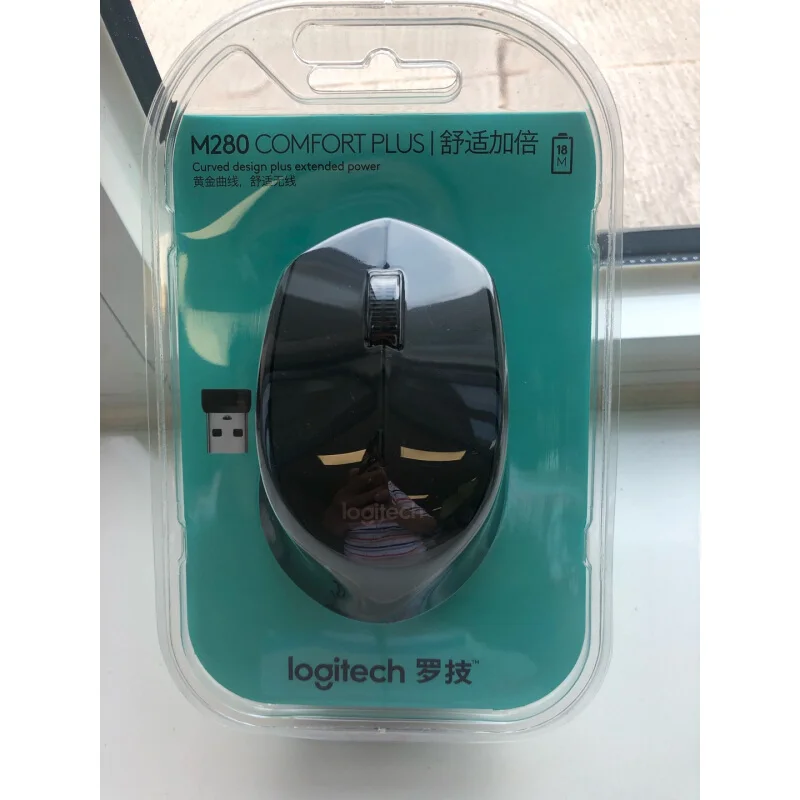 Мышь Logitech M280 беспроводная 1000DPI 2 4 ГГц |