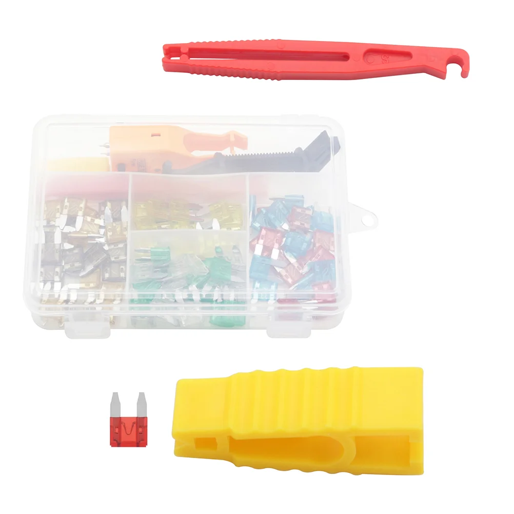 

88pcs Mini Fuse Pullers Fuse Tester Assortment Car Fuses Kit for Truck Boat
