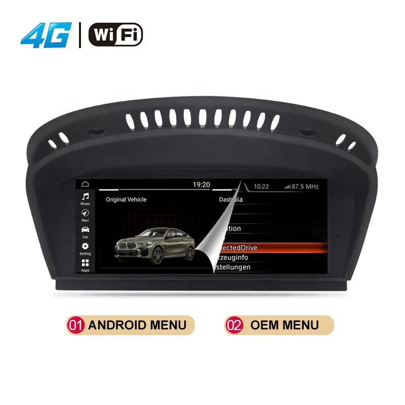 

YZG Carplay 4G 8 Core 8.8 Blueray Screen Radio GPS Car DVD Player Navigation Android for BMW E60 E90 E92 3 5 Series 2008-2010