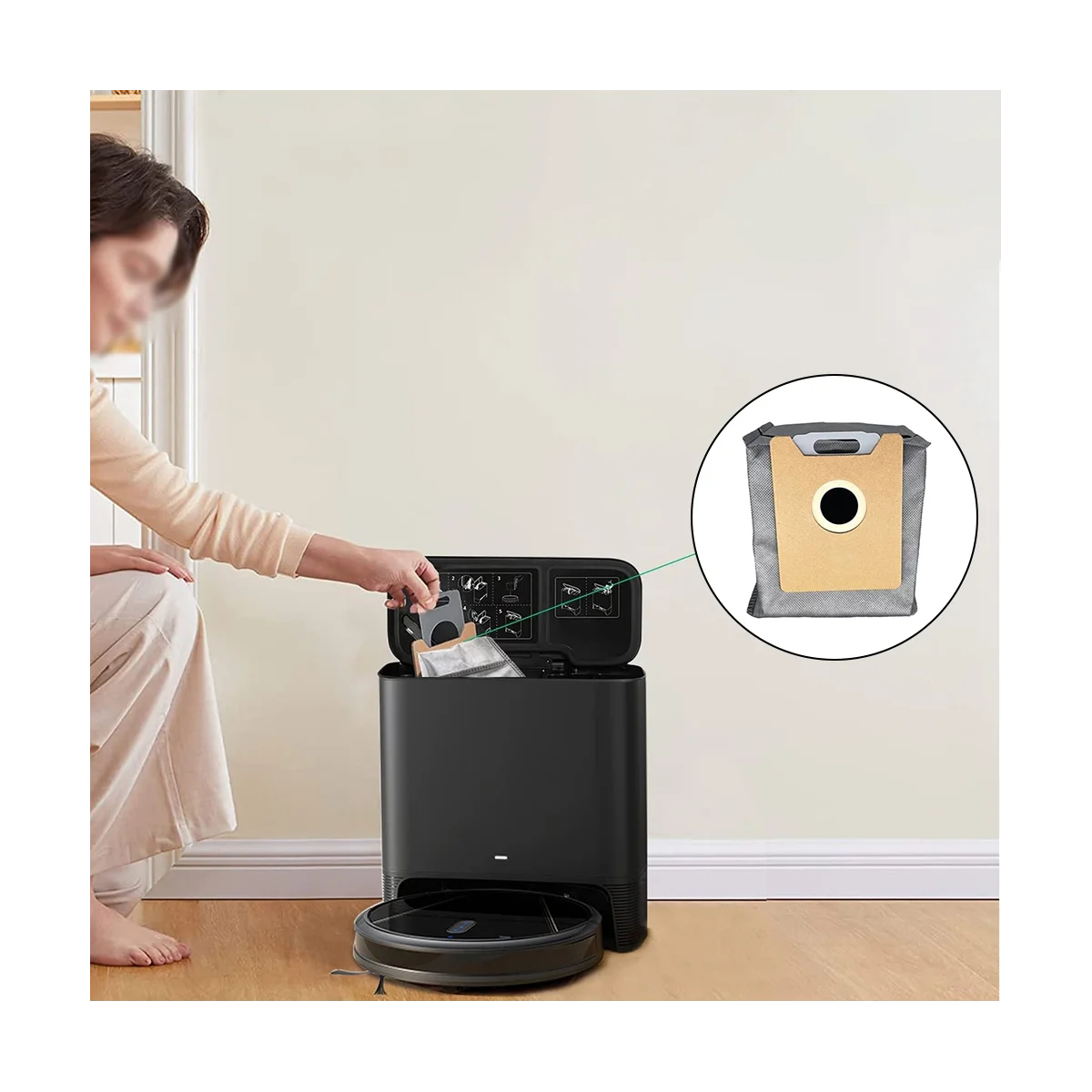 8 шт. пылесборник для Eufy Robovac G35 +/G40 +/G40/Eufy гибридный бытовой мешок мусора