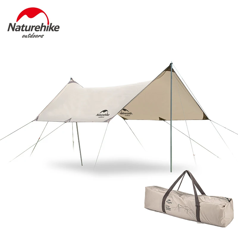 

Naturehike Sun Shelter Ultralight Waterproof Cotton 4-6 Person Sun Shade Tent Awning Outdoor Garden Beach Camping Tarp NH20TM006