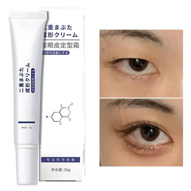 

Double Eyelid Glue 35g Eyelash Glue Enhancers Lash Cream No Trace Eyelid Cream Women's Cosmetics Invisible Eyelashes Adhesive