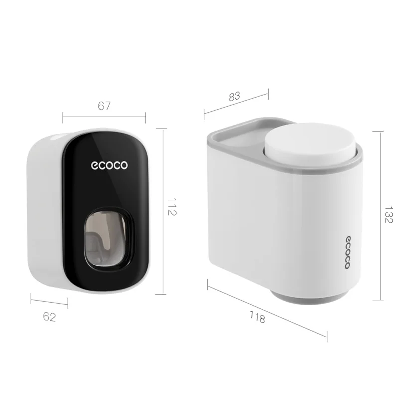 ledfre toothbrush holder toothpaste squeezer wall mounted for bathroom cup accessories set lf71098 free global shipping