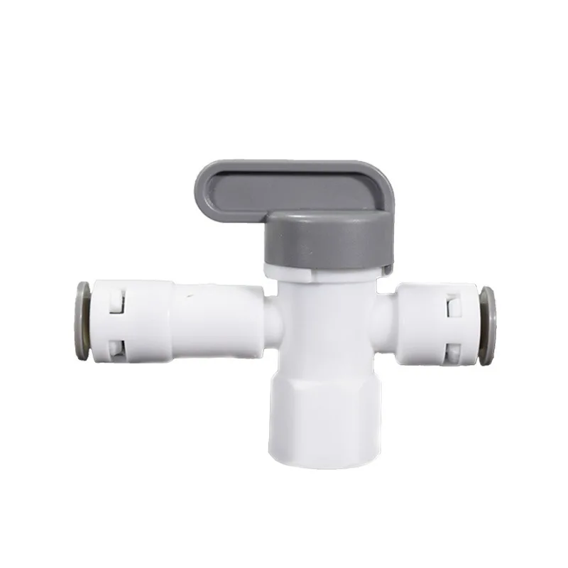 

1/4 дюймов OD PE труба давления бочка крест шаровой клапан очиститель воды ведро для хранения сброс взрывозащищенный переключатель аксессуар